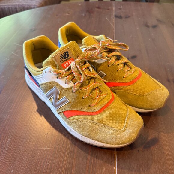 New Balance 997H Cordura Gold Moss Men’s Sneakers - Picture 3 of 8